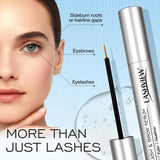 LASHVIEW Advanced Lash Serum for Thicker, Longer Eyelashes and Eyebrows, Vital Castor Oil, Grow Lashes with Brow Enhancer (5mL)