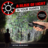 LED Flashlight High Lumens, Mini Tactical LED Flashlight 2 Pack, 5 Modes Zoomable Beam, Battery Powered (Batteries Not Included) for Camping, Hunting, Home & Emergency, Compact Small LED Flashlight