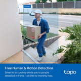 Tapo 2K Wireless Smart Video Doorbell with Chime - 160° Ultra-Wide View,Person Detection, Ring Call, 2-Way Audio, Subscription-Free Local Storage/Optional Cloud, Motion Only Alert, D210
