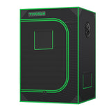 VIVOSUN S223 2x2 Grow Tent, 24"x24"x36" High Reflective Mylar with Observation Window and Floor Tray for Hydroponics Indoor Plant for VS1000