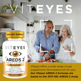 Viteyes AREDS 2 Classic Macular Health Formula Softgels, Eye Health Vitamin to Support a Healthy Macula, Lower Zinc, Eye Vitamins, Macular Vitamins, Beta-Carotene Free, 210 Softgels…