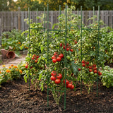G-LEAF 6 Pack 5ft Tomato Cage for Garden Plant Support, Garden Stakes Tomato Cage, Tomato Cages Plant Stakes for Climbing Plants