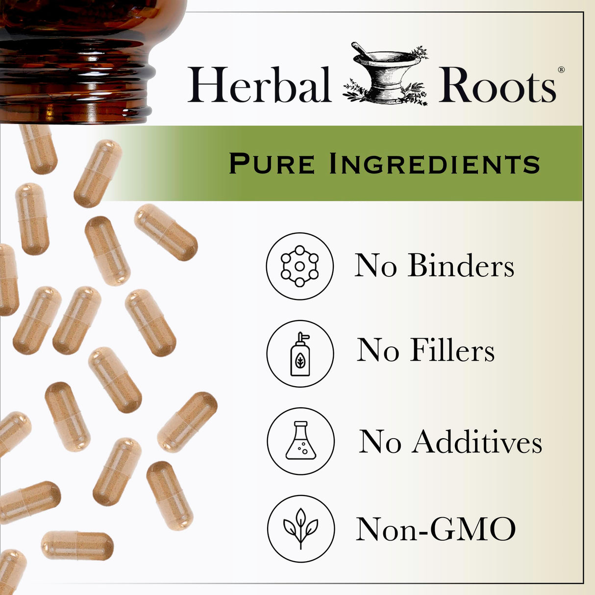Herbal Roots Organic Beet Root Powder Capsules - 1,500mg per Serving - Certified USDA Organic - Non-GMO - 60 Count Vegan Capsules