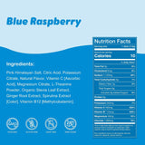 Waterboy Weekend Recovery | 3,200mg Electrolyte Powder Packets | Ginger + L-Theanine + Vitamins | No Sugar, All Natural, Gluten Free | 24 Drink Stick Mixes (Blue Raspberry)