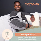 MOYOAMA Post Shoulder Surgery Pillow with Pocket- Rotator Cuff Pillows for Sleeping, After Shoulder Surgery Must Haves, Rotator Cuff Sleeping Pillow, Rotator Cuff Surgery Recovery Accessories