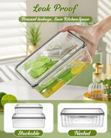 Canfanni 40 Piece Food Storage Containers with Lids, BPA-Free