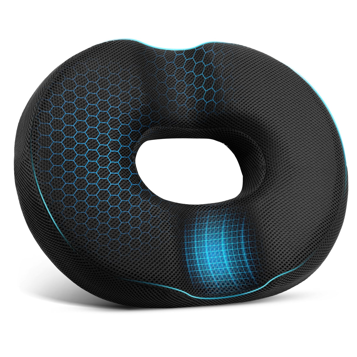 Donut Pillow Seat Cushion, Donut Chair Cushions for Postpartum Pregnancy & Hemorrhoids, Sciatica & Hip & Coccyx Pain Relief Desk Chair Cushion for Long Sitting Office Workers, Car Drivers