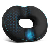 Donut Pillow Seat Cushion, Donut Chair Cushions for Postpartum Pregnancy & Hemorrhoids, Sciatica & Hip & Coccyx Pain Relief Desk Chair Cushion for Long Sitting Office Workers, Car Drivers