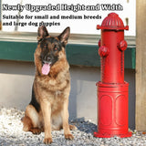 YiLifebes Dog Fire Hydrant Pee Post, 22.4" H Fake Fire Hydrant for Dogs to Pee on, Large Metal Pee Post Statue for Yard Garden Indoor & Outdoor