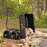 Gorilla Carts Poly Garden Dump Garden Cart with Easy to Assemble Steel Frame, Camping Wagon with Quick Release System, 1200 Pound Capacity, and 13 Inch Tires