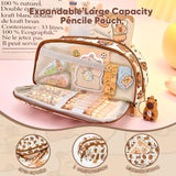 Capybara Stationery Gift Set for Kids,28 Pcs Cute School Supplies Kit with Pencil Case,Notebook,Stickers – Practical and Fun Christmas, Easter or Birthday Gift Ideas for 6–12 Years Old Girls & Boys