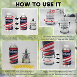 Dinosaur DNA Decorative Canister Movie Prop for Dinosaur Fans Collectors