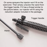 Dandelion Weeder Tool-Manual Weeder, Hand Weeder/Puller Alternative- Dandelion Illimination-Inject Root with Vinegar- Attach to Garden Sprayer-No Digging, Pulling, No Holes to Repair-Patent Pending