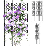 5.25FT Garden Trellis for Climbing Plants, Wall Trellis, 63 Inch Support Fence Climbing Plant Frame Outdoor and Indoor, Privacy Screen Plant Support Fence for Ivy Vines Vegetable Flower