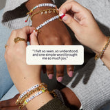 Little Words Project Initial Charm, A, Customizable Charm for Bracelets, Necklaces, Keychains & More