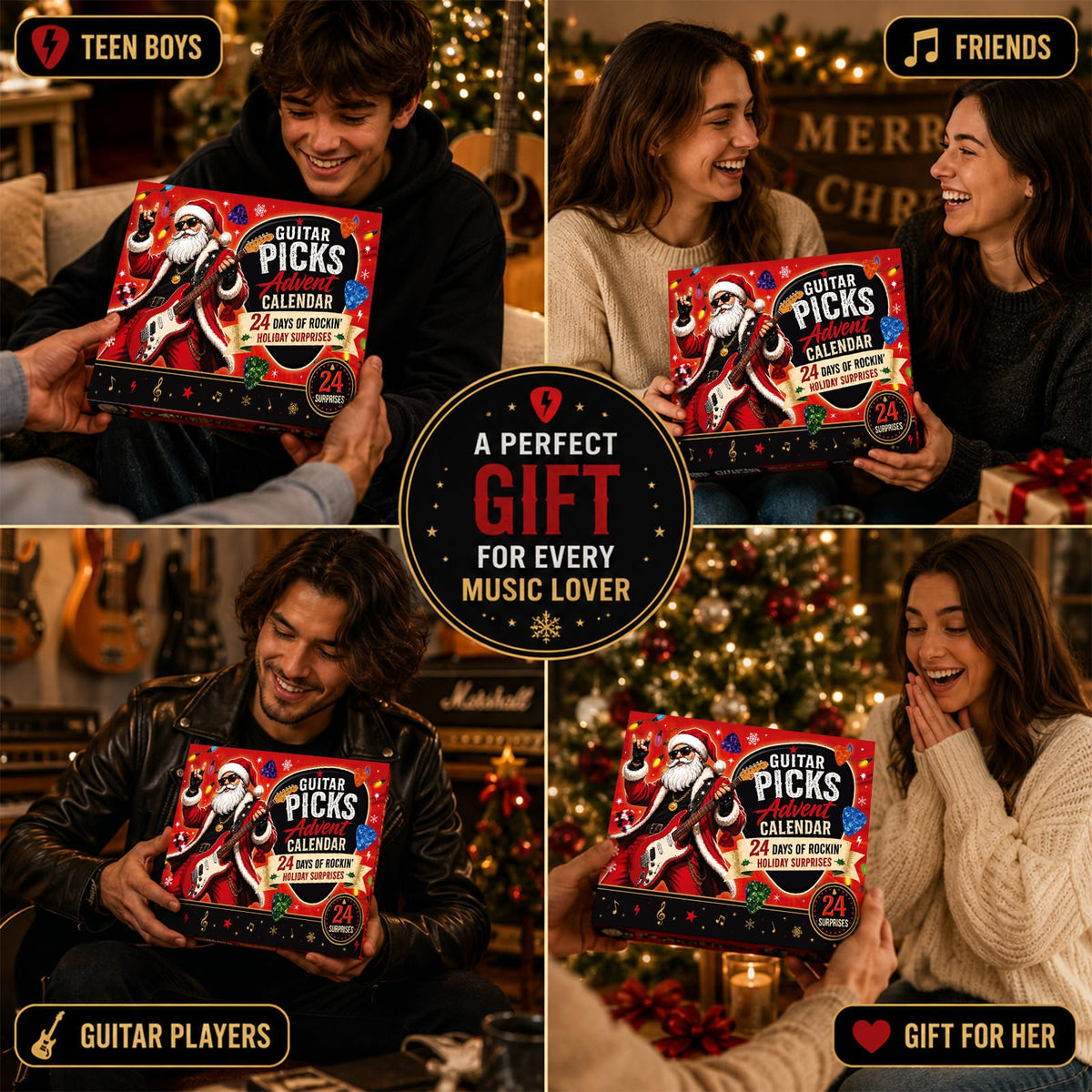 Guitar Picks Advent Calendar 2026 for Adult Teens