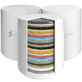 SparkPod High Output Shower Filter Cartridge- Suitable for People with Sensitive and Dry Skin and Scalp, Filters Chlorine and Impurities | 1-min install (Standard, 3 pc)