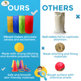 CircleCraft 53 Pcs Outdoor Games for Kids & Adults – Field Day & Lawn Carnival Games | Ring Toss, Bean Bag, Potato Sack Race Bags, Egg Spoon, Relay Race & Yard Game for Christmas and Easter