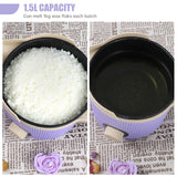 TOAUTO Handheld Candle Melting Pot 3Lbs Small Wax Melting Pot with Easy Pour Spout, Two Power Levels, Easy Clean Non-Stick for DIY Crafting Beginner Purple