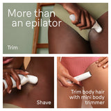 Braun Silk-épil 9 Epilator, Pivoting Head, Wet and Dry, Includes Body Trimmer, Shaver Head and Trimmer Comb,SES9-441