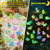 300 Pcs Mini Resin Animals Figurines, Mixed Tiny Resin Figures Bulk for Easter Egg Fillers Stuffers Fairy Garden Accessories Miniature Dollhouse Decorations DIY Slime Charms for Crafts Party Favors
