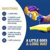 Bar Keepers Friend Soft Cleanser Liquid (2 x 26 oz) Plus Dish Fish Sponge - Multipurpose Cleaner & Rust Stain Remover for Stainless Steel, Porcelain, Ceramic Tile, Copper, Brass & More