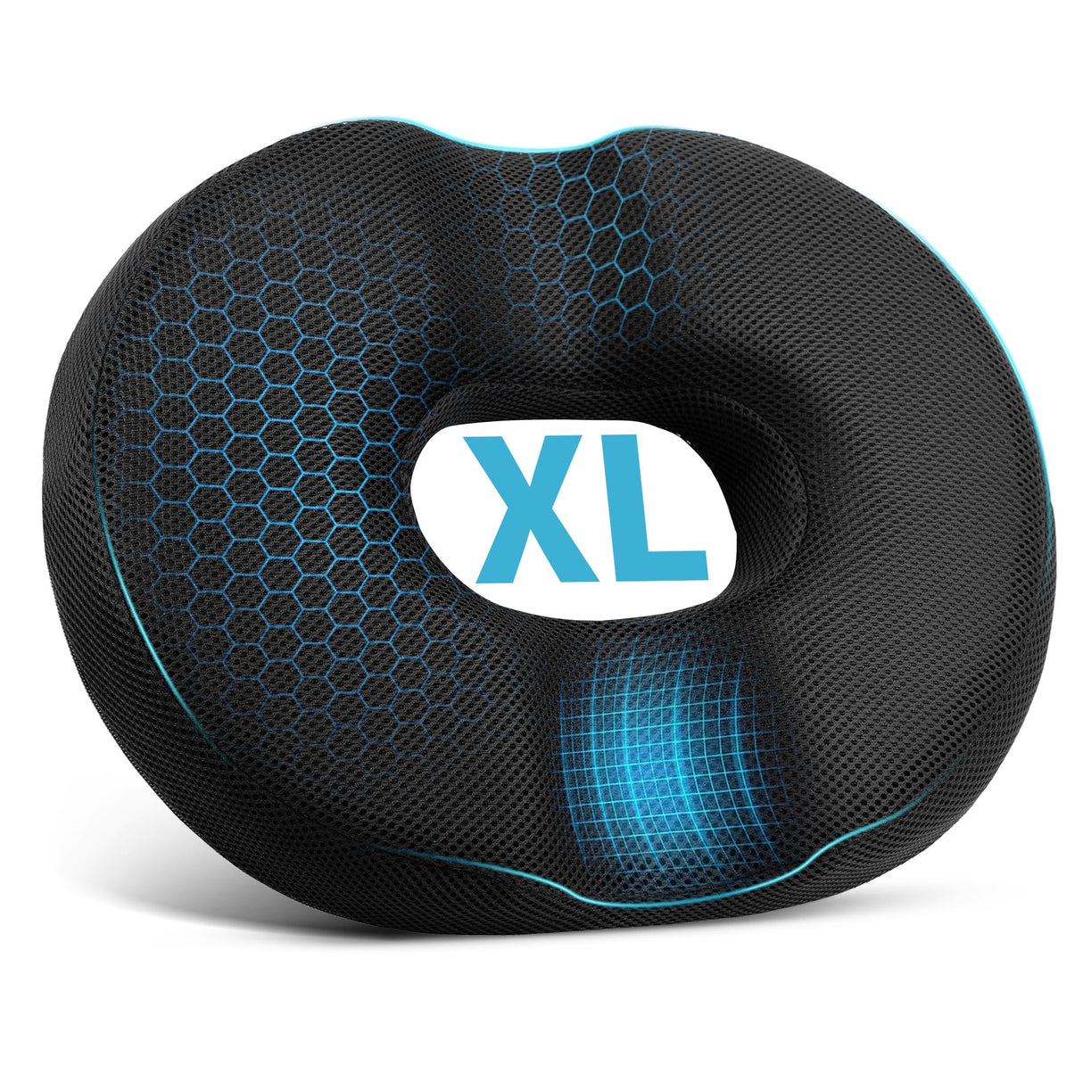 Donut Pillow Seat Cushion, Donut Chair Cushions for Postpartum Pregnancy & Hemorrhoids, Sciatica & Hip & Coccyx Pain Relief Desk Chair Cushion for Long Sitting Office Workers, Car Drivers