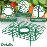 Iceyyyy 12 Packs Square Strawberry Supports-Strawberry Growing Racks- Plant Support Strawberry Stand Holder Growing Frame Keep Berries Clean