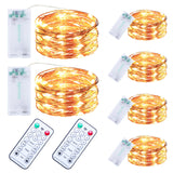 innolife LED Fairy String Lights Battery Operated Timer with Remote Control