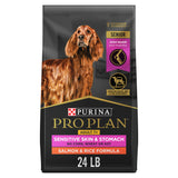 Purina Pro Plan Sensitive Skin and Stomach Dry Dog Food Senior Adult 7 Plus Salmon and Rice Formula - 24 lb. Bag