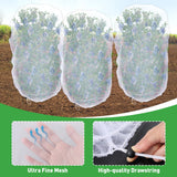 Acostop 4 Pcs 4.6x6ft Insect Bird Garden Netting for Protecting Plant