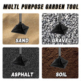 Steel Tamper Tool with 48 inch Handle，10''x10'' Hand Tamper