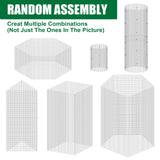 30Pcs Garden Plant Protector Cage 12''x12'', 10 Set Metal Wire Protectors