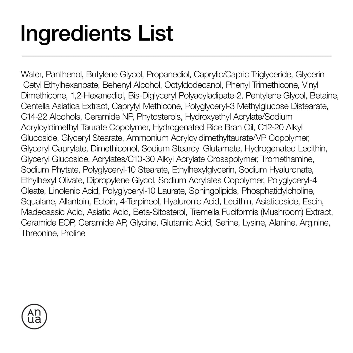 ANUA 3 Ceramide Panthenol Moisture Barrier Cream, 3.38 fl oz