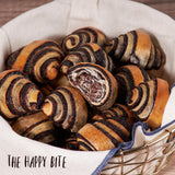 Stern’s Bakery Chocolate Croissants | Approx 25 Rugelach Pastries | Chocolate Cakes | Holiday Food Gifts, Thanksgiving, Christmas, New Year’s | Dairy & Nut Free Bakery