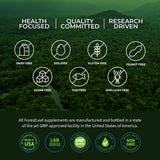 ForestLeaf Beef Organ Supplement - Grass Fed & Pasture Raised - Total Body Wellness & Performance, Organ Complex with 3000mg of Desiccated Beef Liver, Heart, Kidney, Pancreas, Spleen (180 Capsules)