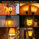 Y- STOP Upgraded LED Flame Light Bulbs, 4 Modes Flickering Light Bulb with Upside Down Effect, E26 Base Flame Bulb for Halloween Lights, Christmas Decorations Outdoor Indoor, Party Decor (4 Pack)