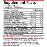 Bronson Bone Health & Strength Complex* High Potency Formula 200 MCG of Vitamin K2 as MK7, Plus Calcium, Boron, Cissus Quadrangularis, Magnesium, Vitamin D3, and More - Non-GMO, 250 Tablets