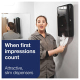Tork Xpress Multifold Hand Towel Dispenser Black H2, One-at-a-Time Dispensing, Elevation Range, 553028