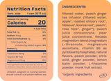 Recess Mood Magnesium & Adaptogen Drink, Relaxation Beverage, 12 ounce (Peach Ginger, 12 pack)