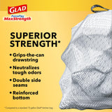 Glad ForceFlex MaxStrength with Clorox Trash Bags, 13 Gal, Mountain Air, 90 Ct, Pack May Vary
