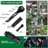 Angieast Survival Kit 35 in 1, First Aid Kit, Survival Gear, Survival Tool Gifts for Men Boyfriend Him Husband Christmas Camping, Hiking, Hunting, Fishing