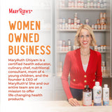 MaryRuth Organics Liquid Multivitamin + Hair Growth | Biotin 10000mcg | Lustriva Hair Growth Supplement | Clinically Tested in Women for Thicker Hair & Facial Wrinkle | Skin Care | 18+ | 15.22 Fl Oz