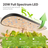 SUNCOZE Hydroponics Growing System, 12 Pods, 12.4 in Adjustable Height