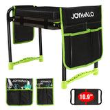 10.9in Wide Foldable Garden Kneeler and Seat, Heavy Duty with Thick Pad