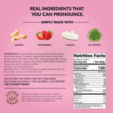 TRUBAR Vegan Protein Bar, Strawberry Shorty Got Cake, Gluten Free, Plant Based Protein, Dairy Free, Non GMO, Soy Free, No Sugar Alcohols, 12G Protein, 12G Fiber, 23G Carb, On the Go Snack Bars, 12 CT