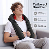 Mirakel Shiatsu Neck & Back Massager with Heat for Pain Relief Deep Tissue