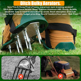 Lawn Aerator Shoes with 3/4" Metal Spikes, Soil Aeration Tool for Yard