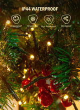 Cluster-Lights-Christmas-Tree-Lights-Outdoor, 1000 LED 50 Ft Christmas Firecrackers String Lights, 12 Modes Timer Remote Waterproof Plug in Twinkle Fairy Lights for Xmas Tree Garland Window Party