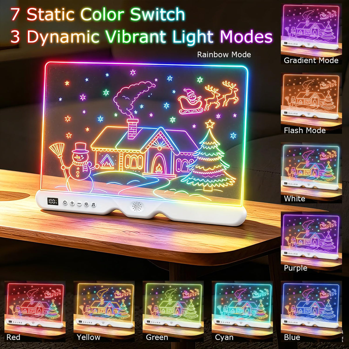 Musical LED Drawing Board Christmas Birthday Gifts for Girls/Boys